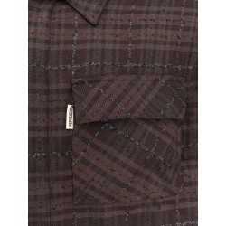 Madras flannel shirt