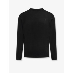Wool sweater with iconic embroidered pony