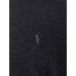 Wool sweater with iconic embroidered pony