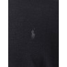 Wool sweater with iconic embroidered pony