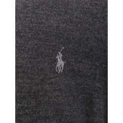Wool sweater with iconic embroidered pony