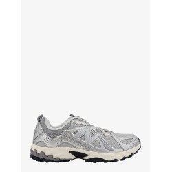 Nylon and leather sneakers