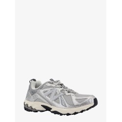 Nylon and leather sneakers