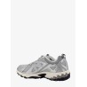 Nylon and leather sneakers