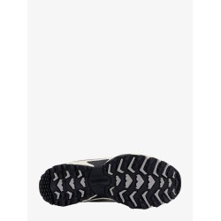 Nylon and leather sneakers