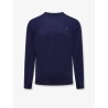 Wool sweater with iconic embroidered pony