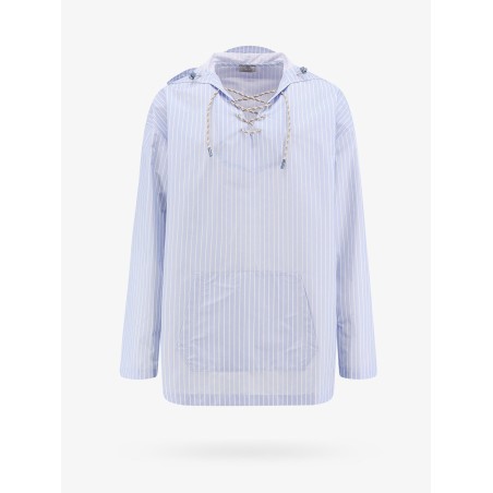 Parley ocean plastic® blu technical taffèta shirt