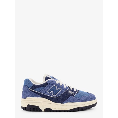 550 denim and suede sneakers