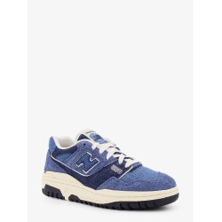 550 denim and suede sneakers