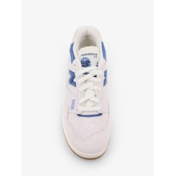 Suede sneakers with denim details