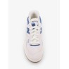 Suede sneakers with denim details