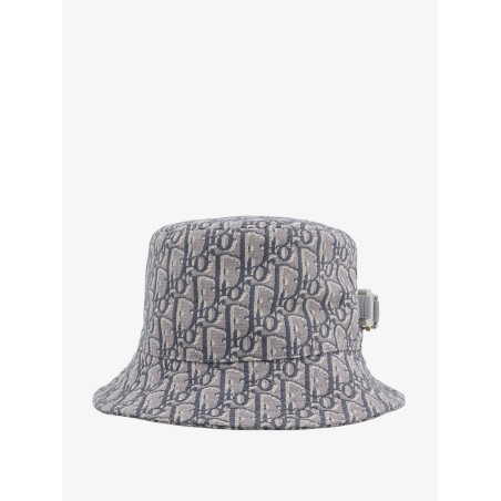 Jacquard cloche with dior buckle