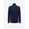 Wool and cashmere sweater with frontal logo