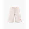 Cotton bermuda shorts with cd heart logo