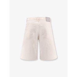 Cotton bermuda shorts with cd heart logo