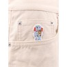 Cotton bermuda shorts with cd heart logo