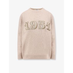 Wool and cashmere sweater with 1951 motif