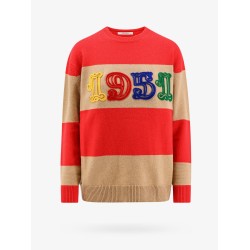 Wool and cashmere sweater with flocked 1951 motif
