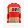 Wool and cashmere sweater with flocked 1951 motif