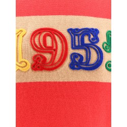 Wool and cashmere sweater with flocked 1951 motif