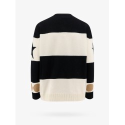 Wool and cashmere sweater with flocked 1951 motif