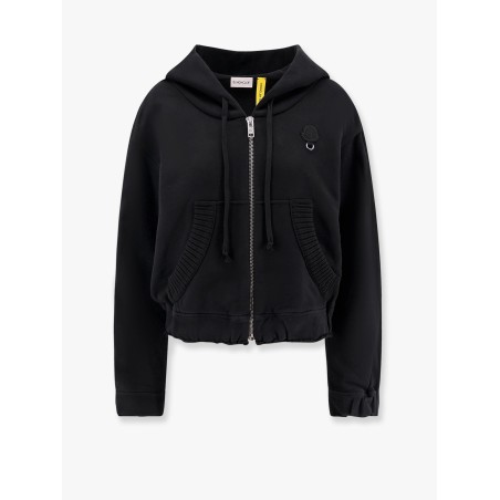6 moncler willow smith cotton sweatshirt with  iconic detail