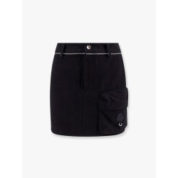 6 moncler willow smith cotton skirt with metal profile