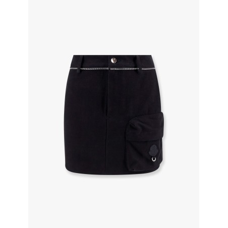 6 moncler willow smith cotton skirt with metal profile