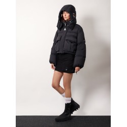 6 moncler willow smith cotton skirt with metal profile