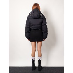 6 moncler willow smith cotton skirt with metal profile