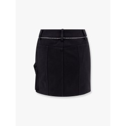 6 moncler willow smith cotton skirt with metal profile