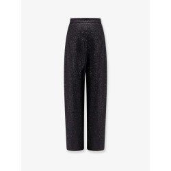 Navigli viscose blend trouser with sequins