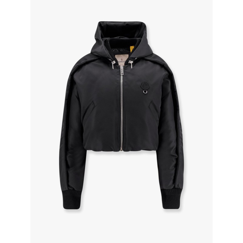 Malek 6 moncler willow smith jacket with logo patch and iconic metal detail