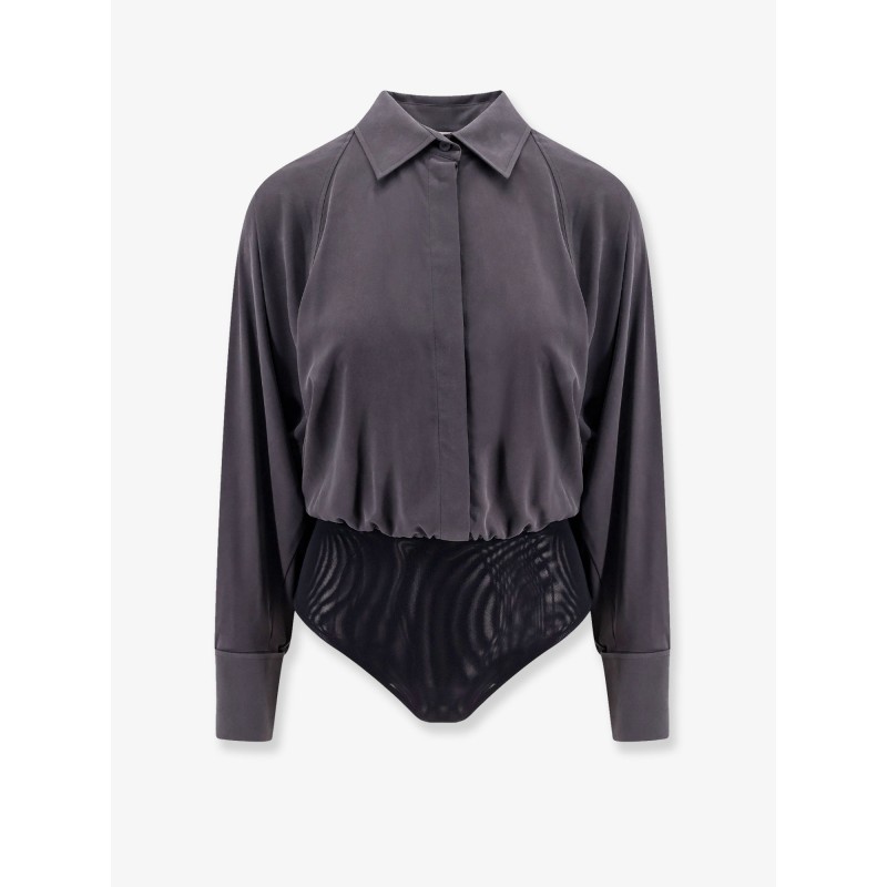 Tempo silk shirt with body detail