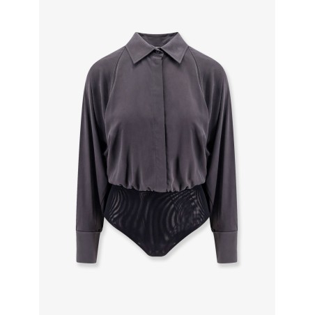 Tempo silk shirt with body detail