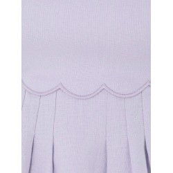 Linen dress with cut-out detail