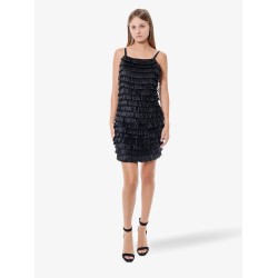 Stretch cady mini dress