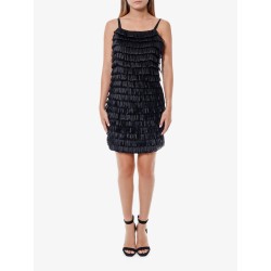 Stretch cady mini dress