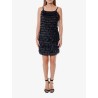 Stretch cady mini dress
