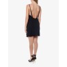 Stretch cady mini dress