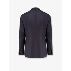 Virgin wool and cashmere blazer