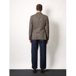 Single-breasted prince of wales blazer