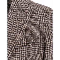 Single-breasted prince of wales blazer
