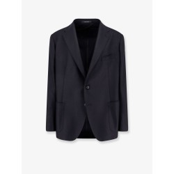 Virgin wool and cashmere blazer