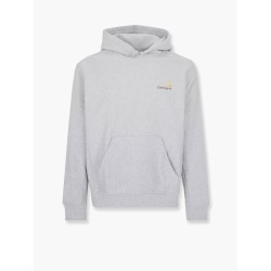 American script cotton blend sweatshirt with embroidered  logo