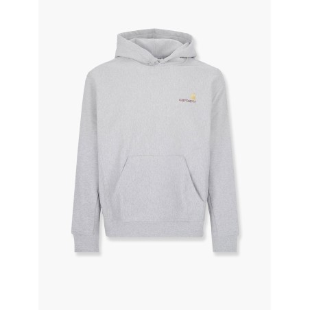 American script cotton blend sweatshirt with embroidered  logo
