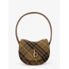 Rocking horse canvas shoulder bag with burberry check motif