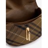 Rocking horse canvas shoulder bag with burberry check motif