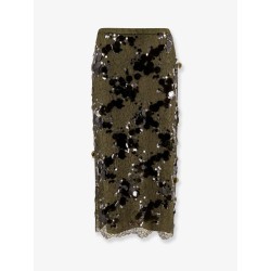 Laces skirt with all-over sequins