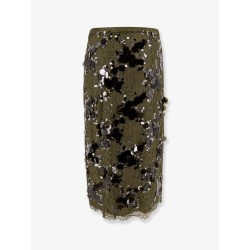 Laces skirt with all-over sequins